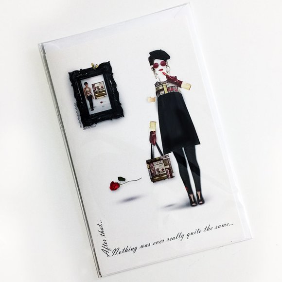 Fashion Art Note Card Blank Greeting or Invitation - Picture 5 of 6